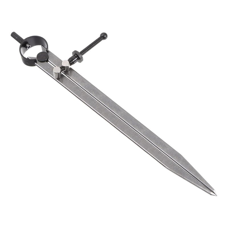 Kozelo Spring Joint Caliper - [12 Inch] Carbon Steel Spring Divider Caliper with Solid Nut for Metalworking Drawing Use, Flat Leg - Image 4